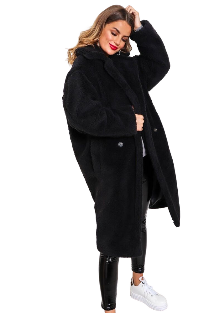 
                  
                    Teddy Coat Cappotto Donna Lungo Pelliccia - LE STYLE DE PARIS
                  
                