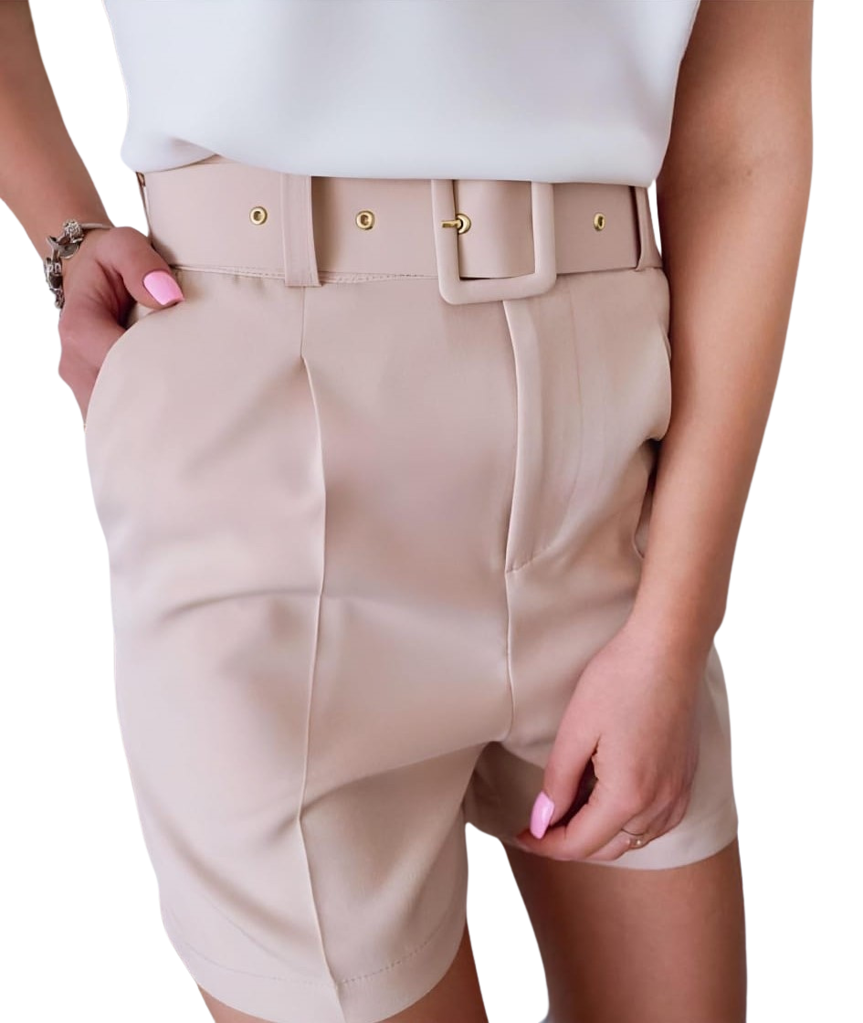
                  
                    Pantaloncino Donna Shorts Vita Alta Cintura Casual Elegante - LE STYLE DE PARIS
                  
                