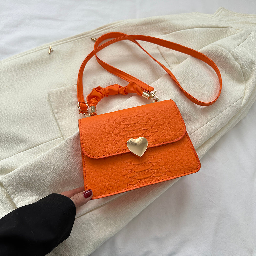 
                  
                    Borsa Donna Mini Bag Cuore Manico Ecopelle Monocolore Casual Elegante - LE STYLE DE PARIS
                  
                