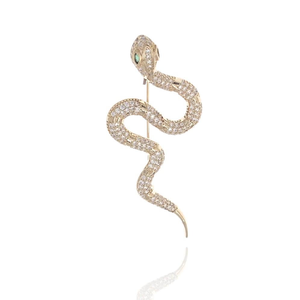 Spilla Donna Gioiello Strass Pietra Serpente Elegante - LE STYLE DE PARIS