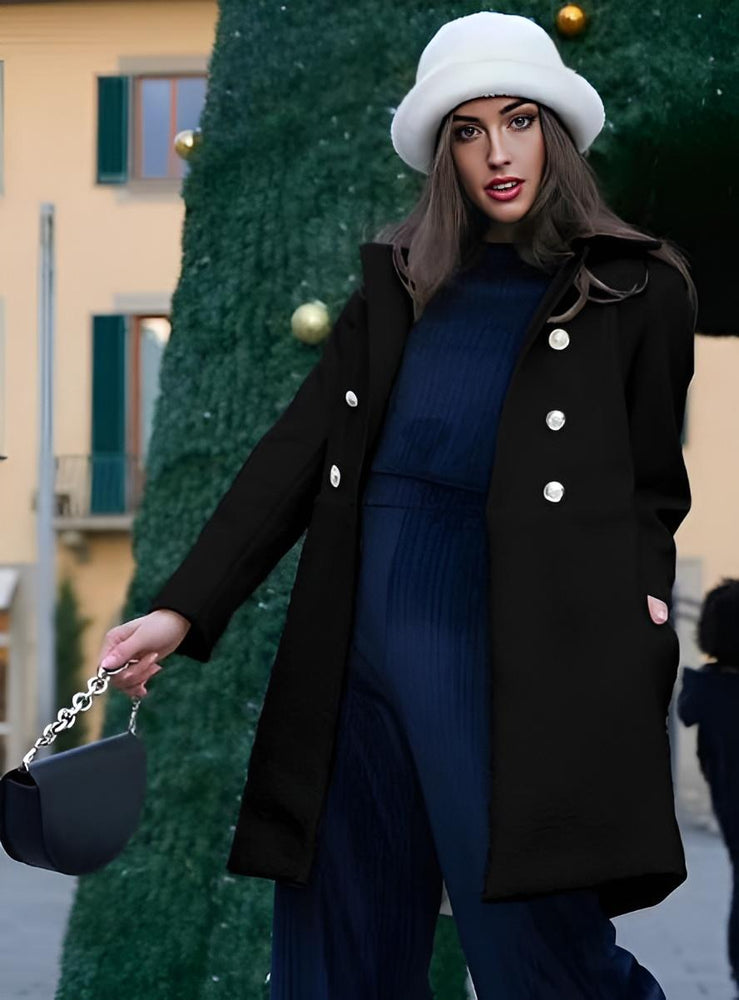 Cappotto Donna Lungo Bottoni Teddy Comodo Caldo Casual Elegante Sensuale - LE STYLE DE PARIS