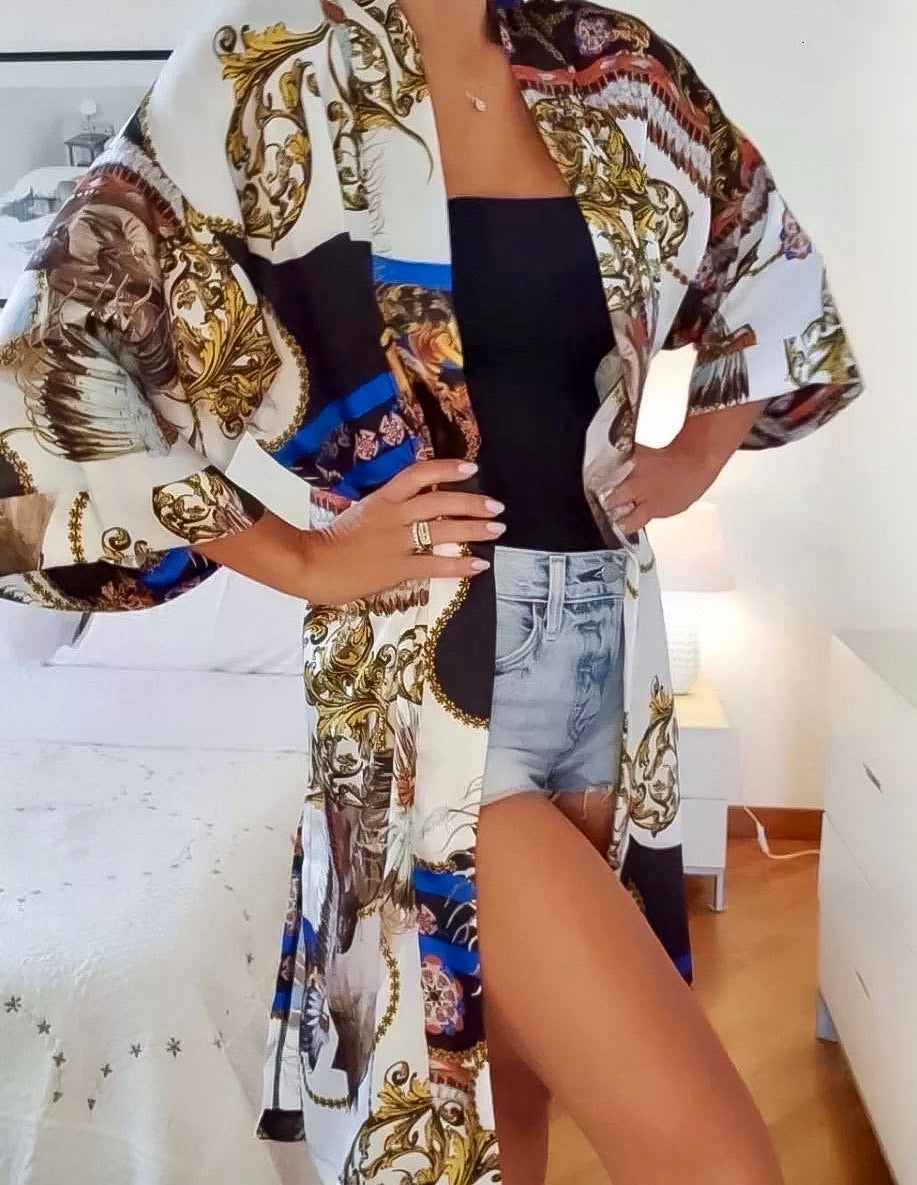 Kimono Donna Fantasia Cardigan Casual - LE STYLE DE PARIS