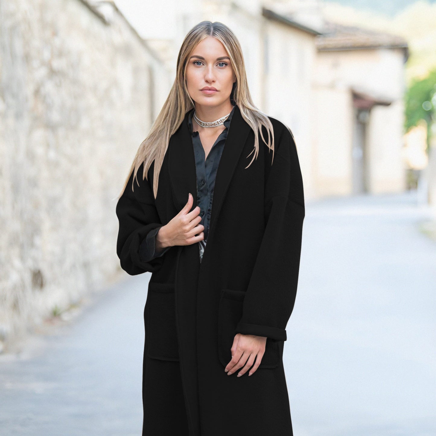 Cappotto Donna Capospalla Lungo Tasche Morbido Casual Elegante Caldo - LE STYLE DE PARIS